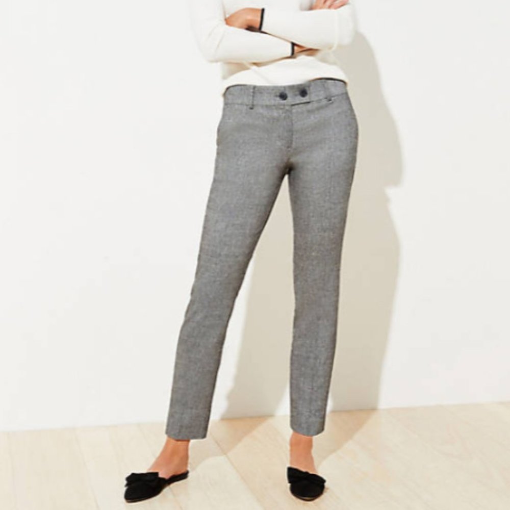 NWT LOFT Speckled Slim Pencil Pants 8P